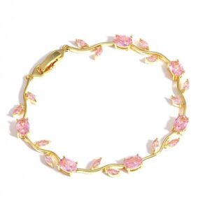 Floral Tulip Bracelet for Women & Girls | Elegant Daily Wear Jewelry |